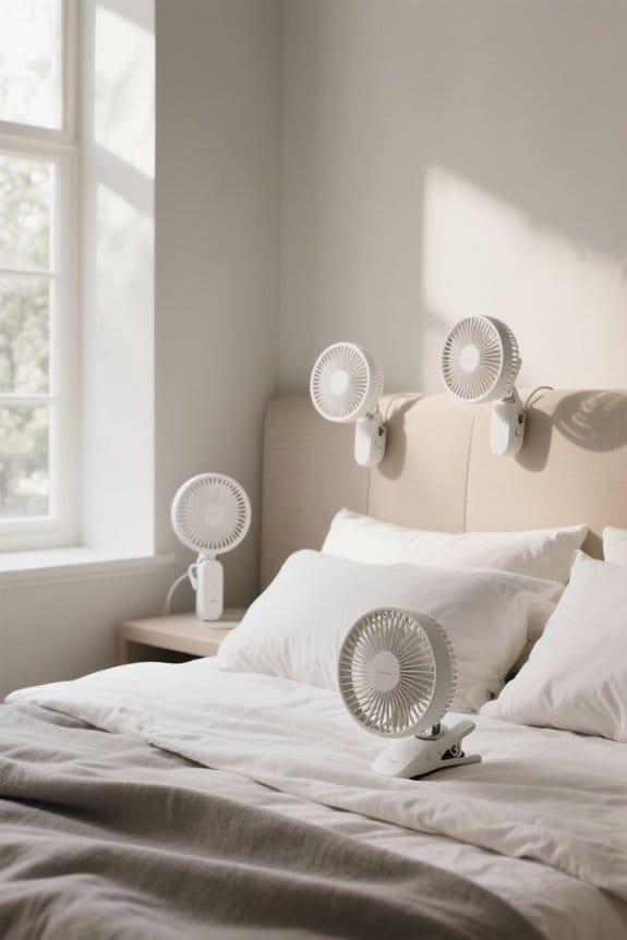 best bed clip on fans