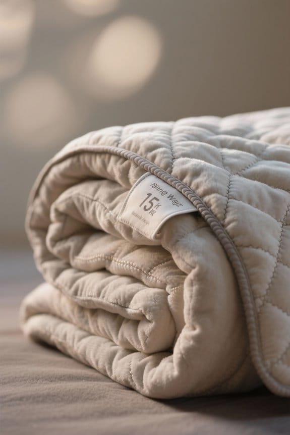 choosing a comfortable weighted blanket