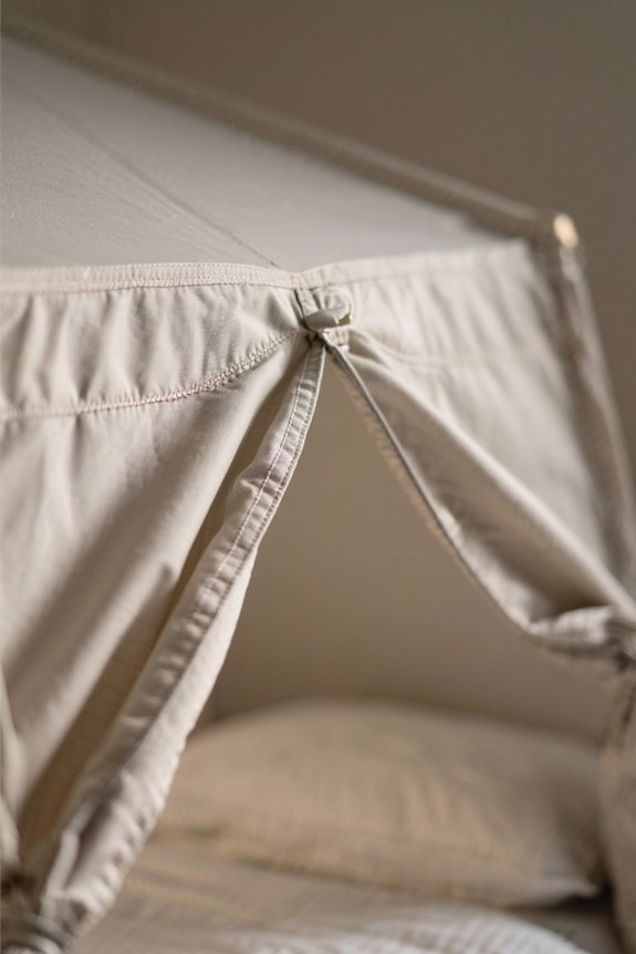 choosing privacy bed tent