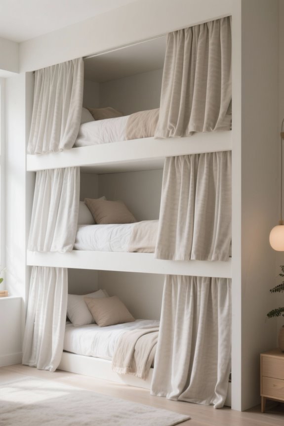 cozy bunk bed curtains