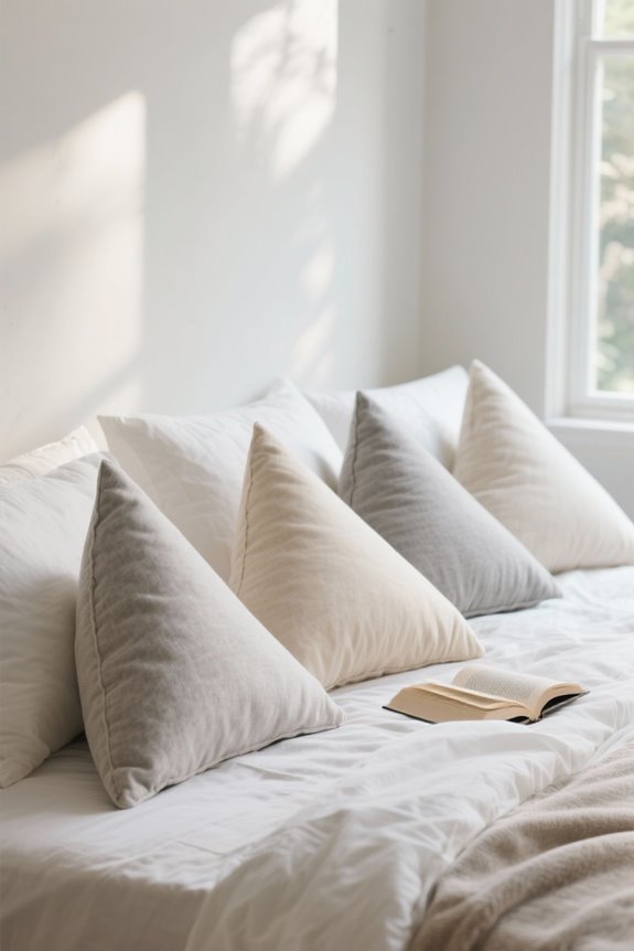 cozy reading triangle wedge
