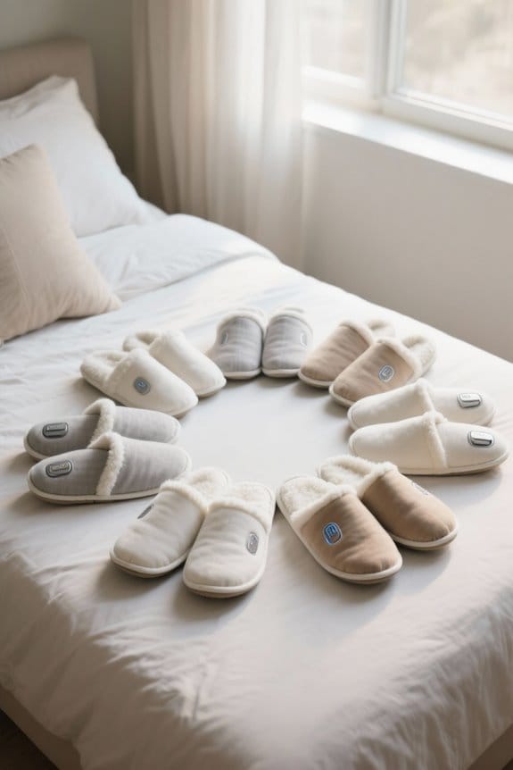 cozy rechargeable heated slippers