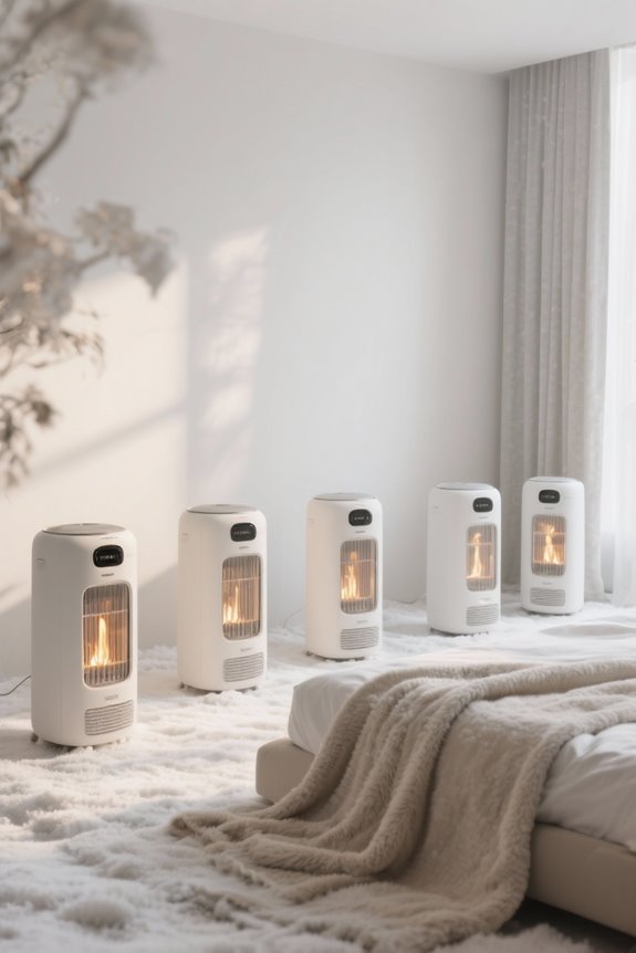 cozy winter bedroom heaters