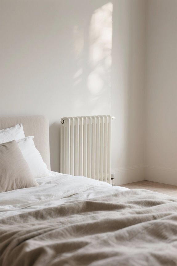 cozy winter bedroom heating