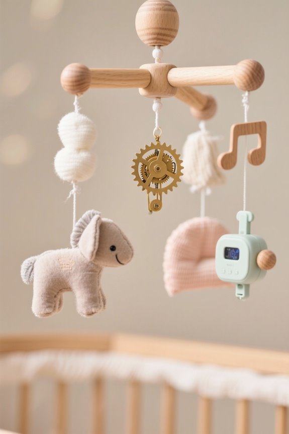 crib mobiles unique features