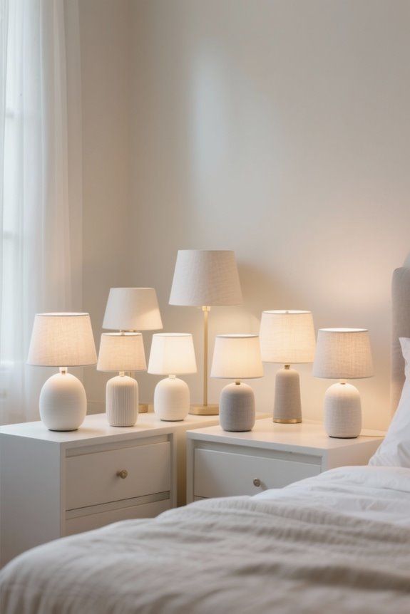 dimmable bedside table lamps