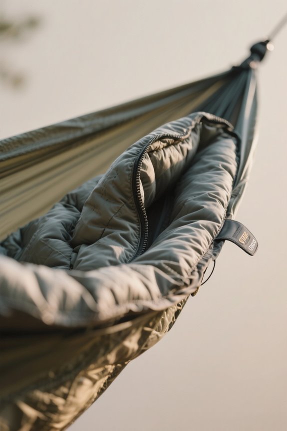 insulated hammock underquilt selection