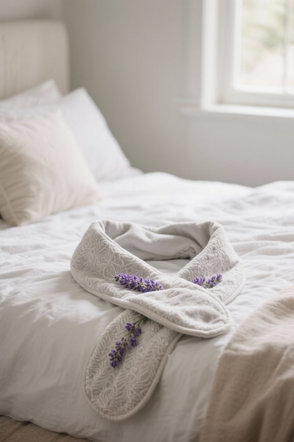 lavender neck wraps relaxation