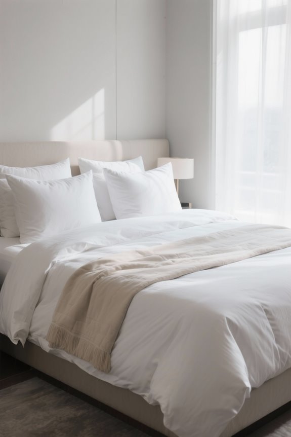layered bedding for comfort