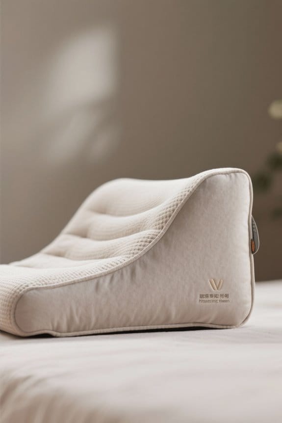 leg elevation pillow features