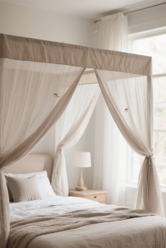 mosquito net bed canopies