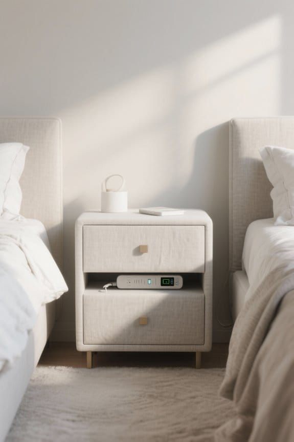 nightstands with charging stations