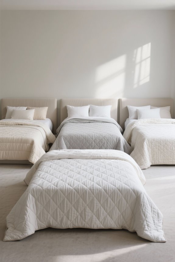 oversized quilted bedspreads decor