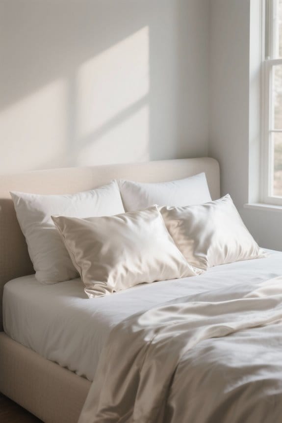 satin pillowcases promote healthy hair