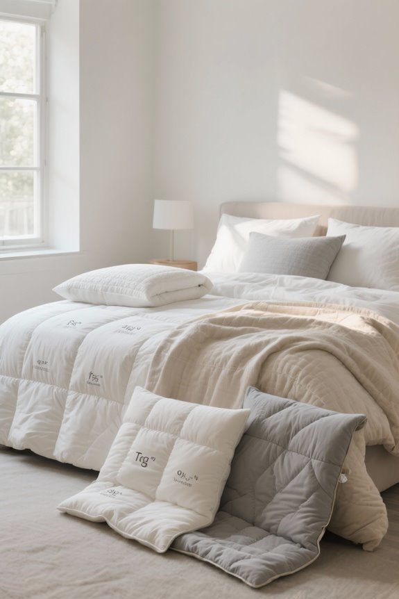 seasonal bedding temperature adjustments