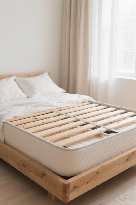 slat spacing and foam compatibility