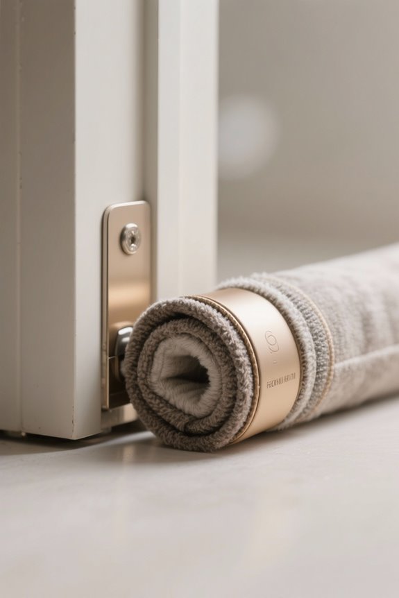 soundproof door draft stopper