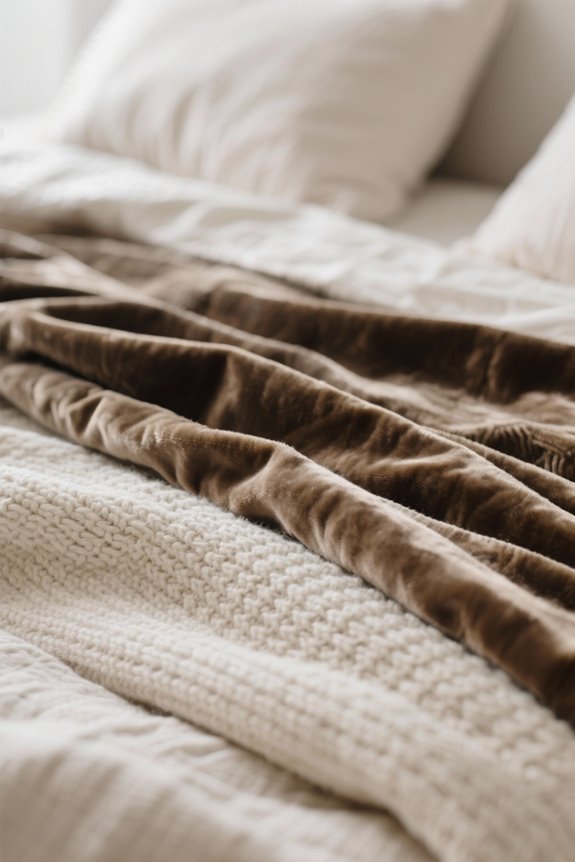 textural harmony in bedroom