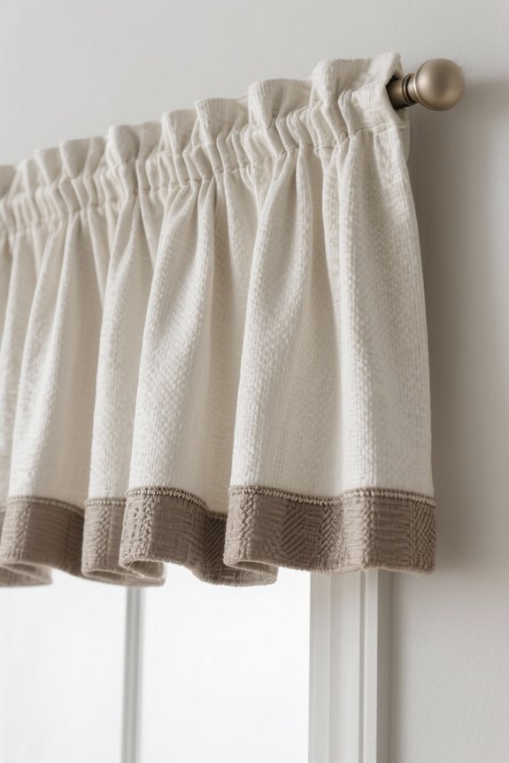 valance depth impacts aesthetics