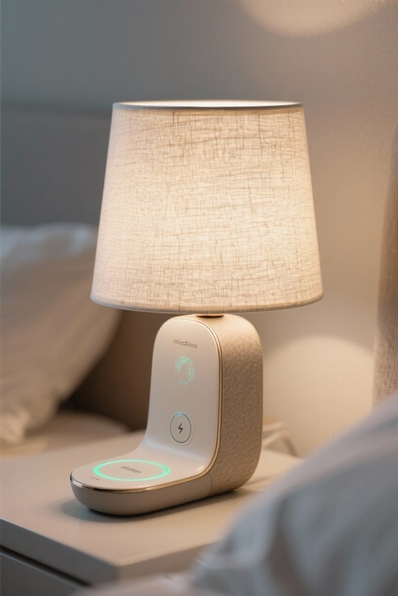 wireless charging bedside lamp considerations